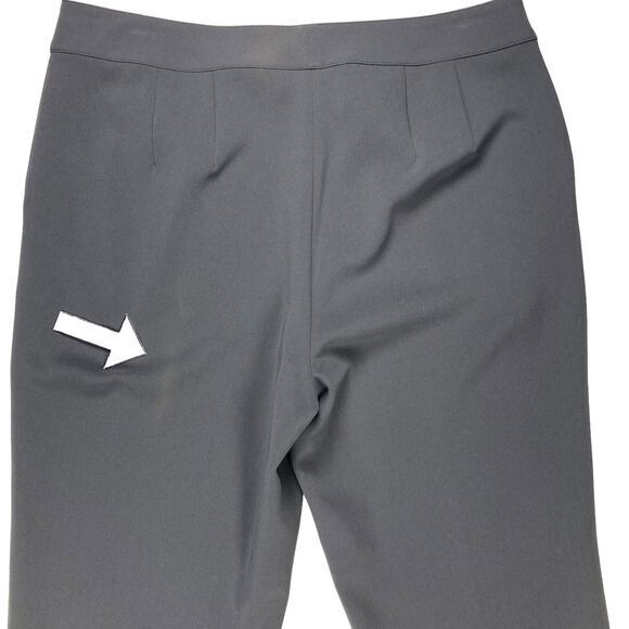 St. John Pants Womens Size 10 Gray Classic Straight Leg Business Casual Career - Picture 11 of 13